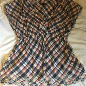 Torrid plaid top